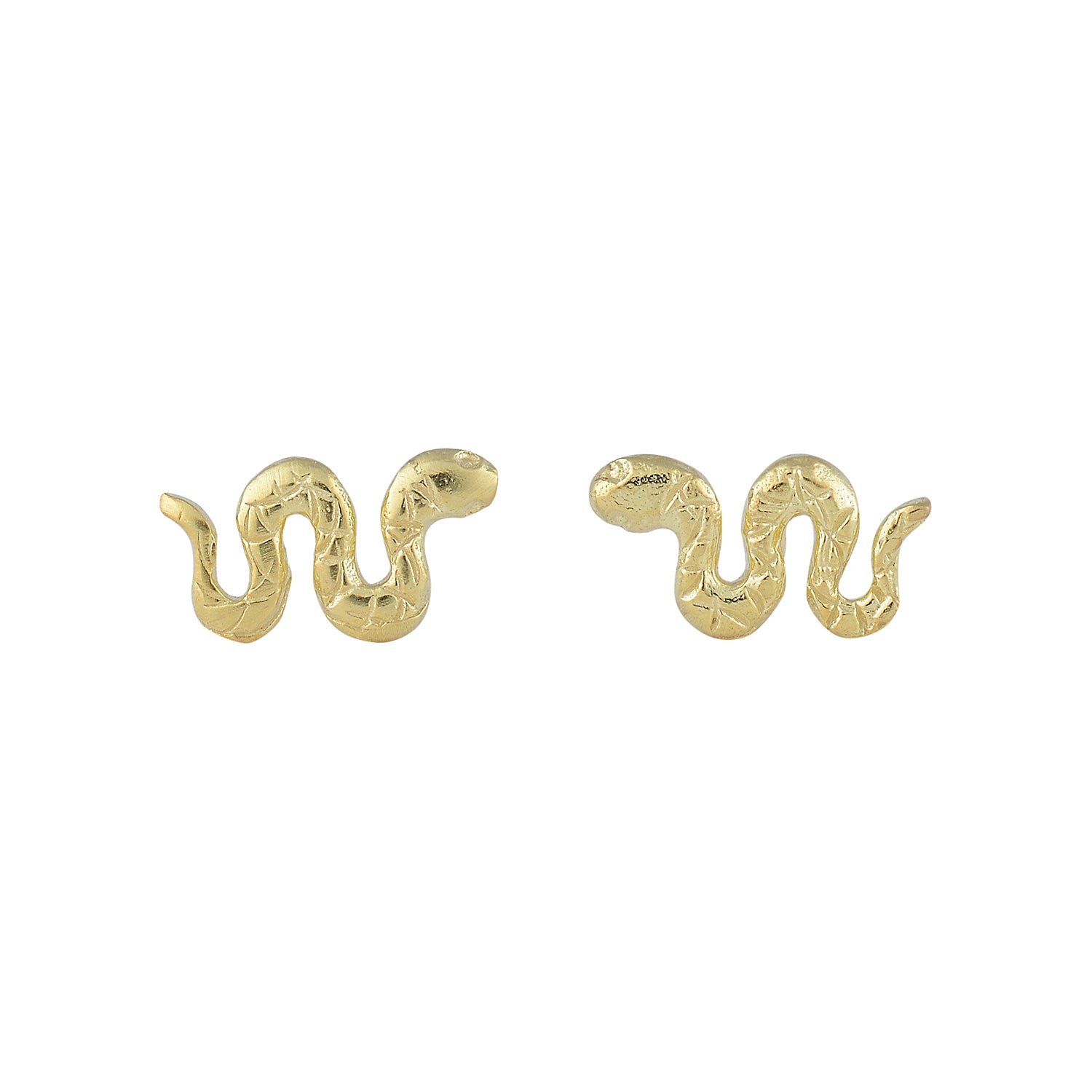 Kundalini 14K Gold Studs