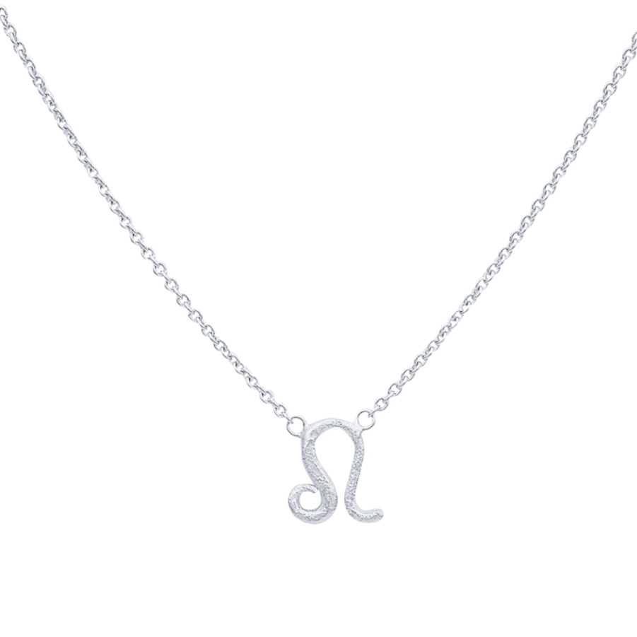 Leo star deals sign necklace silver