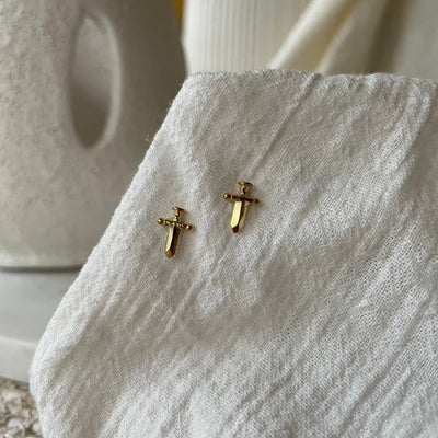 Little Dagger Stud Earrings, Sterling Silver Sword Earrings, boho studs, dainty stud earrings, tiny earrings, Small studs, Earrings Unisex