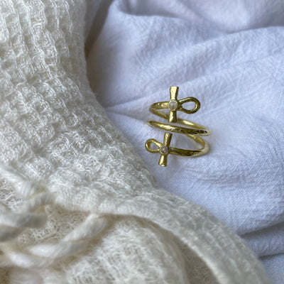 Ankh Gold Ring